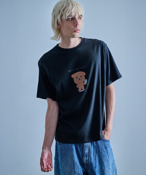 FRUIT OF THE LOOM(フルーツオブザルーム)の「Which way to go? Tシャツ(Tシャツ/カットソー・メンズ・ホワイト/ブラック/ネイビー・XL/L/M)」の17枚目の写真
