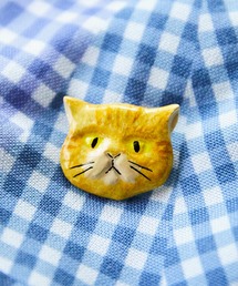 studio CLIP | 猫フェイスブローチ[CAT BY CLIP](ブローチ/コサージュ)