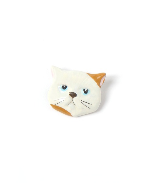 studio CLIP（スタディオクリップ）の「猫フェイスブローチ[CAT BY CLIP]（ブローチ/コサージュ・レディース・その他1/その他2/その他3/その他4・FREE）」の13枚目の写真