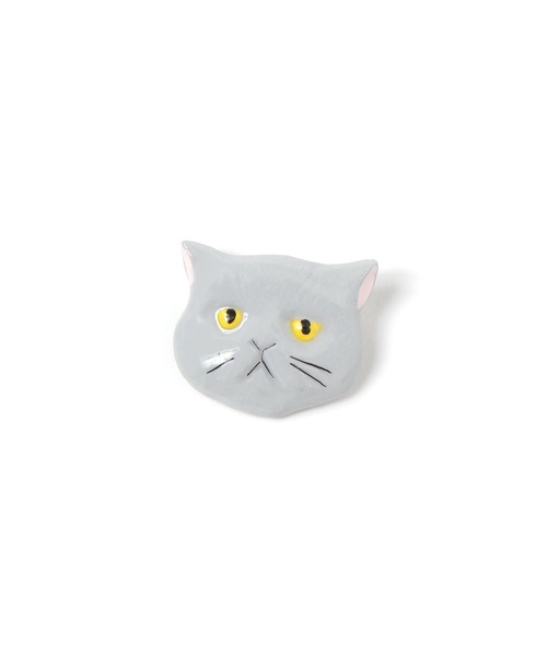 studio CLIP（スタディオクリップ）の「猫フェイスブローチ[CAT BY CLIP]（ブローチ/コサージュ・レディース・その他1/その他2/その他3/その他4・FREE）」の12枚目の写真
