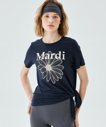 SIDE SLIT TSHIRT FLOWERMARDI / サイド スリット Tシャツ フラワーマルディ