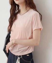 【BLK/WEB限定カラー】ベロアTシャツ