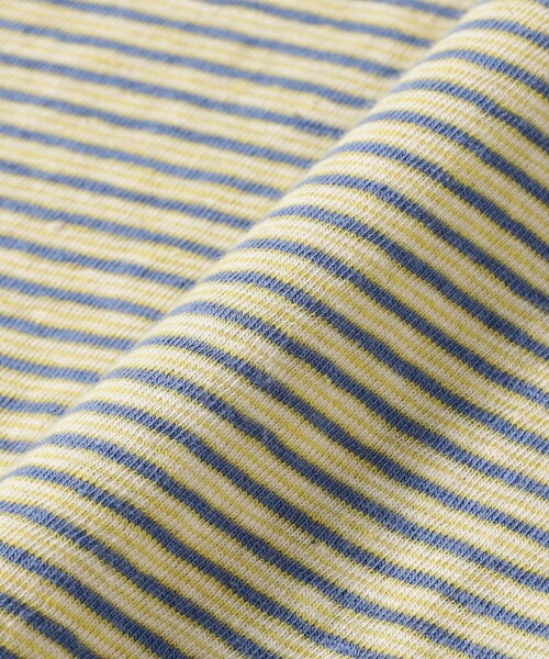 BEAMS PLUS（ビームスプラス）の「Pocket Tee Multi Stripe③（Tシャツ/カットソー・メンズ・イエロー/オレンジ/サックスブルー・SMALL/XX-LARGE/X-LARGE/LARGE/MEDIUM）」の12枚目の写真