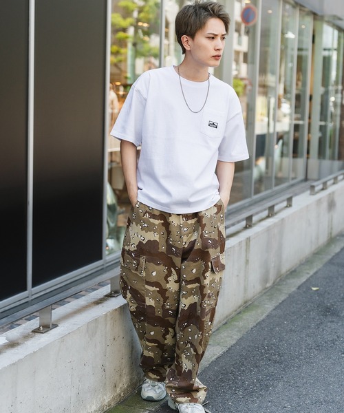 En serio TOKYO（エンソリオトーキョー）の「【GERRY】別注刺しゅうボックスロゴ半袖ポケットTシャツ 52-9180G（Tシャツ/カットソー・メンズ・ホワイト/ブラック・SMALL/MEDIUM/LARGE/X-LARGE）」の13枚目の写真