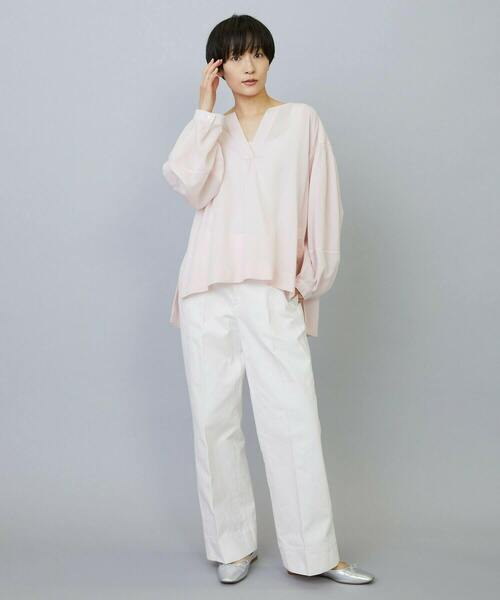 MOGA(モガ)の「硫化コットンセンタープレスパンツ(その他パンツ・レディース・グレー/ピンク・1/3/2)」の17枚目の写真