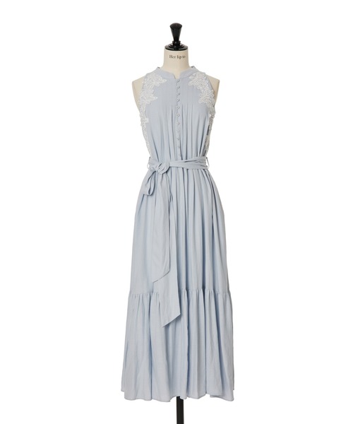 Her lip to(ハーリップトゥー)の「Notting Hill Belted Dress(ワンピース・レディース・スカイブルー/ローズ/レモンイエロー・S/M)」の12枚目の写真