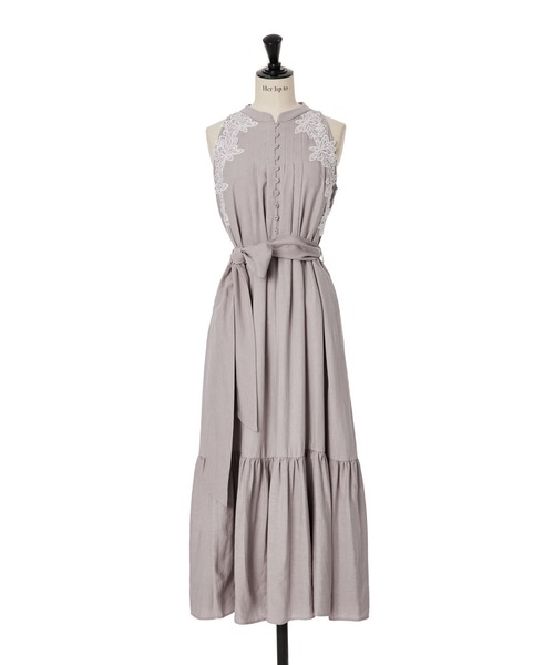 Her lip to(ハーリップトゥー)の「Notting Hill Belted Dress(ワンピース・レディース・スカイブルー/ローズ/レモンイエロー・S/M)」の7枚目の写真