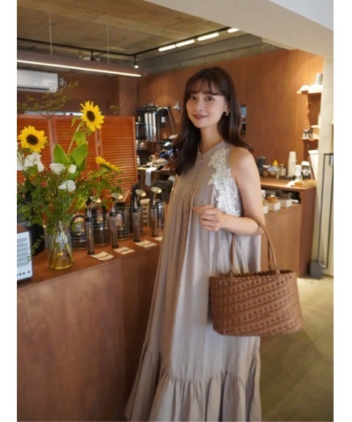 Her lip to(ハーリップトゥー)の「Notting Hill Belted Dress(ワンピース・レディース・スカイブルー/ローズ/レモンイエロー・S/M)」の21枚目の写真