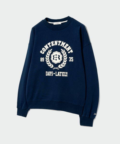 ECORR(エコル)の「ローレルロゴスウェットシャツ_ネイビー(スウェット・メンズ・その他・1(M)/2(L)/3(XL))」の1枚目の写真