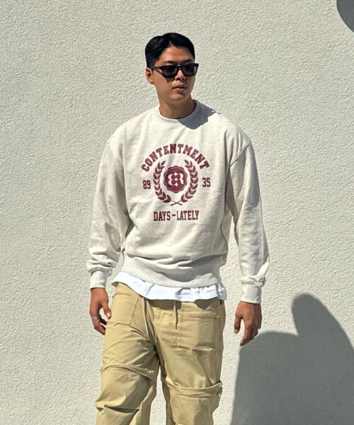 ECORR(エコル)の「ローレルロゴスウェットシャツ_ネイビー(スウェット・メンズ・その他・1(M)/2(L)/3(XL))」の14枚目の写真