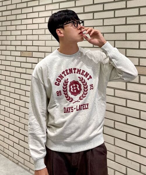 ECORR(エコル)の「ローレルロゴスウェットシャツ_ネイビー(スウェット・メンズ・その他・1(M)/2(L)/3(XL))」の15枚目の写真