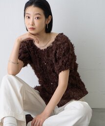 CIAOPANIC TYPY | ∴クシュクシュチュールボリュームスリーブトップス(シャツ/ブラウス)
