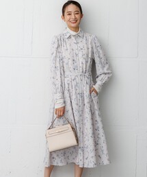 ジュエルフラワープリント ワンピース