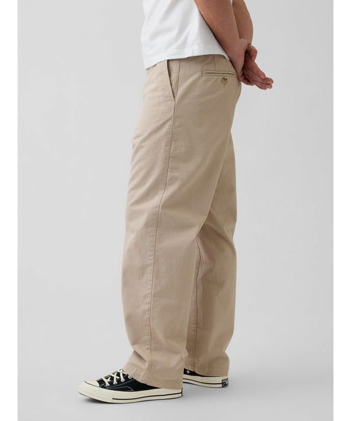 GAP(ギャップ)の「ヘビーウェイト ツイル バギー カーキパンツ(チノパンツ・メンズ・その他/ブラック・31W 32L/30W 30L/29W 30L/31W 30L/36W 32L/28W 30L/32W 30L/32W 32L/33W 32L/34W 32L)」の5枚目の写真