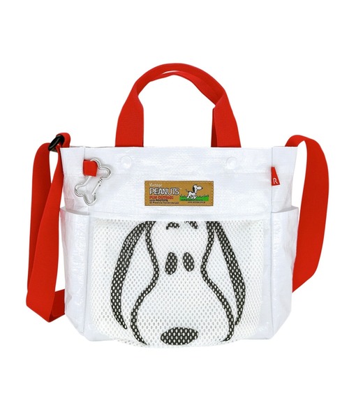ROOTOTE(ルートート)の「ROOTOTE ルートート IP.SQ.Buddy.Peanuts-1E(ショルダーバッグ・レディース・ホワイト/ブラック/シルバー/イエロー・FREE)」の9枚目の写真