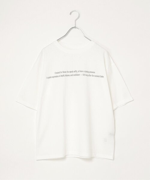 VENCEEXCHANGE（ヴァンスエクスチェンジ）の「【2点セット】Tシャツ×チュールトップス（Tシャツ/カットソー・レディース・ブラック/オフホワイト/ブルー・FREE）」の18枚目の写真
