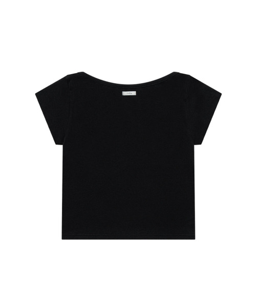 UGLY SHADOW(アグリーシャドウ)の「ベーシックエッセンシャルリップボートトップ(ブラック)(Tシャツ/カットソー・レディース・その他・1/2)」の6枚目の写真