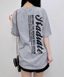 バックロゴラメチュニックTシャツ