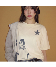 [ユニセックス]STAR1-GIRL_半袖Tシャツ_2カラー