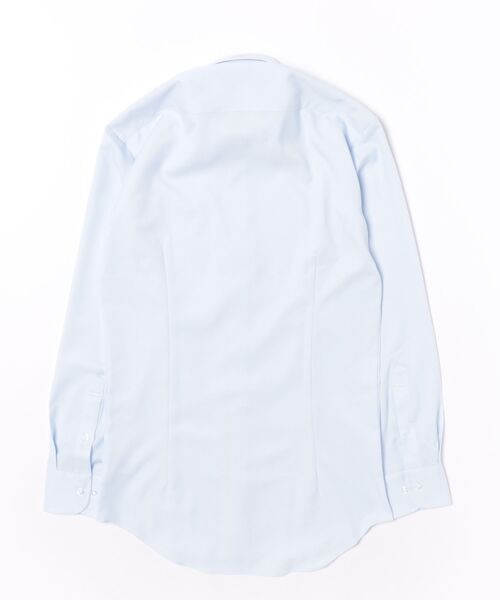 TOKYO SHIRTS（トウキョウシャツ）の「【吸水速乾】【COFREX】 形態安定ノンアイロン ボタンダウン 長袖ビジネスワイシャツ（ビジネスシャツ・メンズ・サックスブルー・首回り41cm-裄丈86cm/首回り41cm-裄丈82cm/首回り39cm-裄丈84cm/首回り39cm-裄丈80cm/首回り37cm-裄丈84cm/首回り37cm-裄丈80cm/首回り43cm-裄丈86cm/首回り43cm-裄丈82cm/首回り42cm-裄丈86cm/首回り42cm-裄丈82cm）」の7枚目の写真