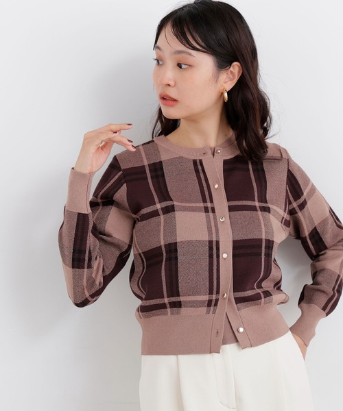N.(N. Natural Beauty Basic)(エヌエヌナチュラルビューティーベーシック)の「チェックアンサンブル(アンサンブル・レディース・ベージュ系その他/ブルー系その他2/レッド系その他2・フリ-)」の1枚目の写真