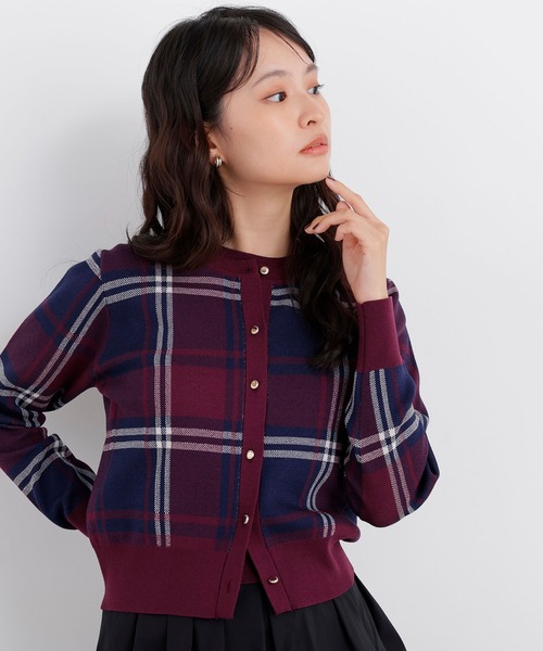 N.(N. Natural Beauty Basic)(エヌエヌナチュラルビューティーベーシック)の「チェックアンサンブル(アンサンブル・レディース・ベージュ系その他/ブルー系その他2/レッド系その他2・フリ-)」の3枚目の写真