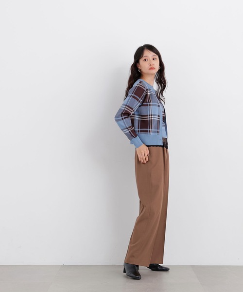 N.(N. Natural Beauty Basic)(エヌエヌナチュラルビューティーベーシック)の「チェックアンサンブル(アンサンブル・レディース・ベージュ系その他/ブルー系その他2/レッド系その他2・フリ-)」の7枚目の写真