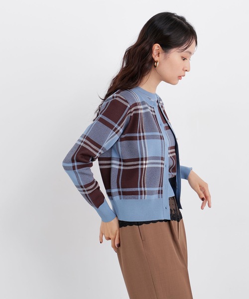 N.(N. Natural Beauty Basic)(エヌエヌナチュラルビューティーベーシック)の「チェックアンサンブル(アンサンブル・レディース・ベージュ系その他/ブルー系その他2/レッド系その他2・フリ-)」の10枚目の写真