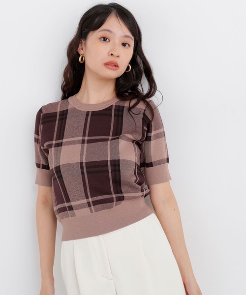 N.(N. Natural Beauty Basic)(エヌエヌナチュラルビューティーベーシック)の「チェックアンサンブル(アンサンブル・レディース・ベージュ系その他/ブルー系その他2/レッド系その他2・フリ-)」の21枚目の写真