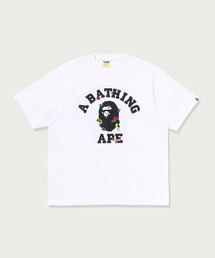BAPE STICKER COLLEGE RELAXED FIT TEE