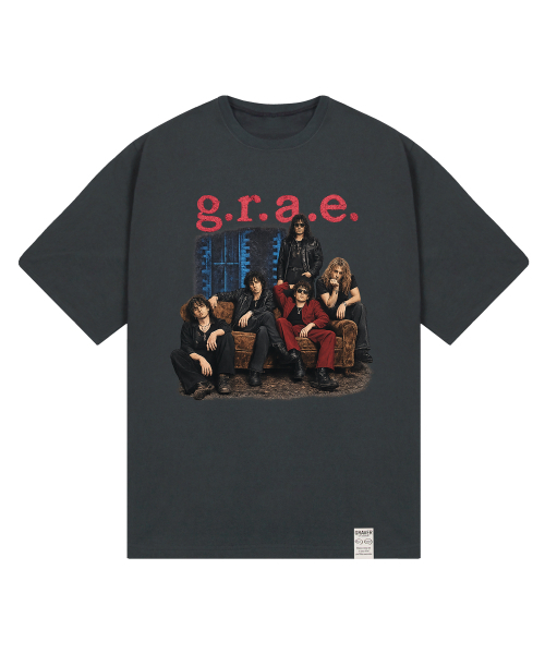 GRAVER ORDINARY（グレイバーオーディナリー）の「[ODNR UNISEX]5 Guys 半袖Tシャツ_CHARCOAL（Tシャツ/カットソー・レディース・チャコール・SMALL/LARGE/MEDIUM）」の3枚目の写真