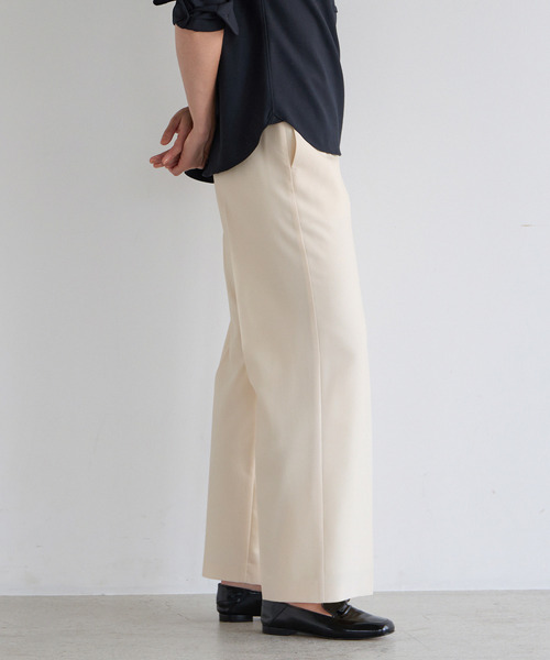 martinique（マルティニーク）の「バックゴムストレートパンツ（その他パンツ・レディース・オフホワイト/ネイビー/ブルー・2/1）」の4枚目の写真