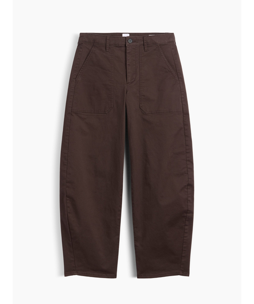 GAP（ギャップ）の「ミッドライズ バレルカーキパンツ（その他パンツ・レディース・ベージュ/ネイビー/ブラウン/グリーン・000/2/4/0/10/00/6/8）」の14枚目の写真