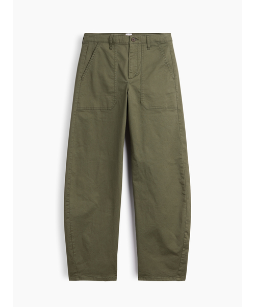 GAP（ギャップ）の「ミッドライズ バレルカーキパンツ（その他パンツ・レディース・ベージュ/ネイビー/ブラウン/グリーン・000/2/4/0/10/00/6/8）」の15枚目の写真