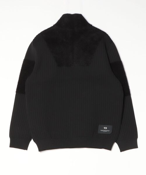 Y-3(ワイスリー)の「Y-3 KNITTED PANEL BLOCKED HALF ZIP(ニット/セーター・メンズ・ブラック・XX-LARGE/XX-SMALL/X-SMALL/SMALL/MEDIUM/LARGE/X-LARGE)」の7枚目の写真