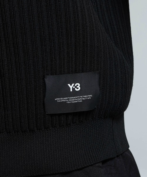 Y-3(ワイスリー)の「Y-3 KNITTED PANEL BLOCKED HALF ZIP(ニット/セーター・メンズ・ブラック・XX-LARGE/XX-SMALL/X-SMALL/SMALL/MEDIUM/LARGE/X-LARGE)」の5枚目の写真