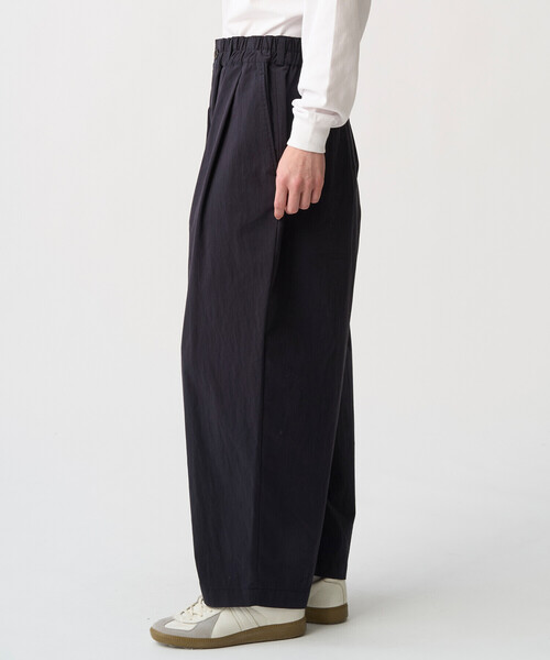 DANTON(ダントン)の「Women's C/N Twill Double Pleated Easy Pants(その他パンツ・レディース・ブラウン/チャコール/ベージュ/ネイビー・36/38)」の7枚目の写真