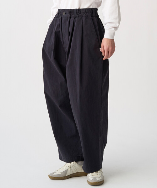 DANTON(ダントン)の「Women's C/N Twill Double Pleated Easy Pants(その他パンツ・レディース・ブラウン/チャコール/ベージュ/ネイビー・36/38)」の1枚目の写真