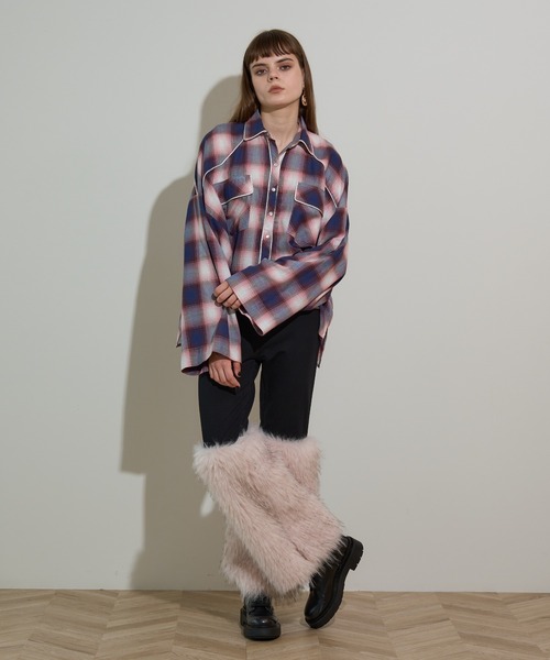 anna sui nyc(アナ スイ エヌ ワイ シー)の「チェックウエスタンシャツ(シャツ/ブラウス・レディース・ピンク/ブラック・FREE)」の15枚目の写真