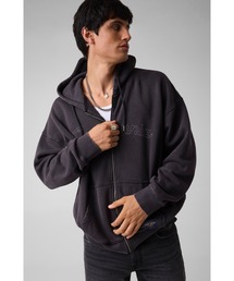 GUESS JEANS Chain Stitch Zip Hoodie パーカー ジップアップ
