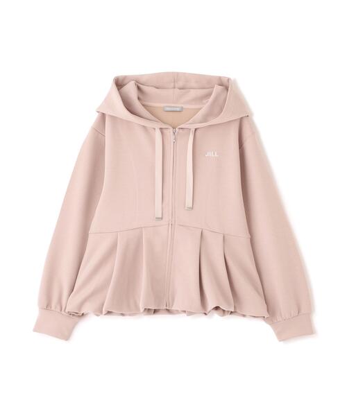 JILL by JILL STUART（ジルバイジルスチュアート）の「バルーンペプラムフーディー（その他アウター・レディース・ピンク/グレー/ホワイト・FREE）」の4枚目の写真