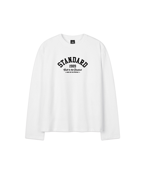 1989STANDARD（1989スタンダード）の「BUILT STANDARD クロップロングスリーブ(SKLSTD-0256)（Tシャツ/カットソー・メンズ・ホワイト/ブラック/バーガンディー/ライトグレー・MEDIUM/LARGE/X-LARGE）」の2枚目の写真