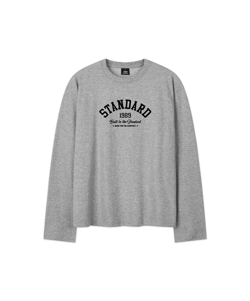 1989STANDARD（1989スタンダード）の「BUILT STANDARD クロップロングスリーブ(SKLSTD-0256)（Tシャツ/カットソー・メンズ・ホワイト/ブラック/バーガンディー/ライトグレー・MEDIUM/LARGE/X-LARGE）」の3枚目の写真