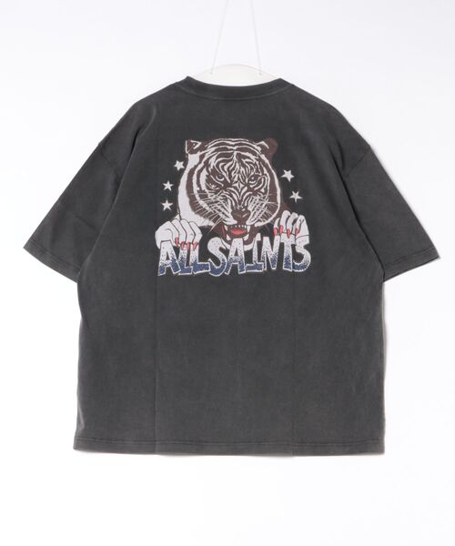 ALLSAINTS(オールセインツ)の「TIGERESS RELAXED GRAPHIC T-SHIRT | TIGRESS リラックス グラフィック Tシャツ(Tシャツ/カットソー・メンズ・ブラック・S/XS/XL/L/M)」の8枚目の写真