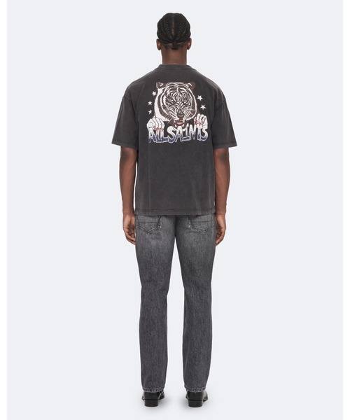 ALLSAINTS(オールセインツ)の「TIGERESS RELAXED GRAPHIC T-SHIRT | TIGRESS リラックス グラフィック Tシャツ(Tシャツ/カットソー・メンズ・ブラック・S/XS/XL/L/M)」の4枚目の写真