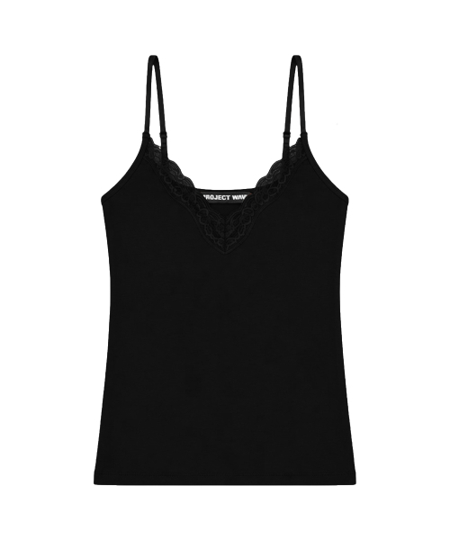 PROJECT WAVE(プロジェクトウェーブ)の「Rose Lace Top (7color)(Tシャツ/カットソー・レディース・ブラウン/ライトグレー/ブラック/アイボリー/Beige/Wine/カーキ・FREE)」の10枚目の写真