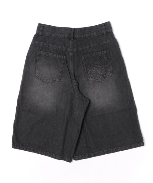 gibous(ギボス)の「gibous/ギボス/snake scorpion half denim(デニムパンツ・レディース・ブラック・M)」の2枚目の写真