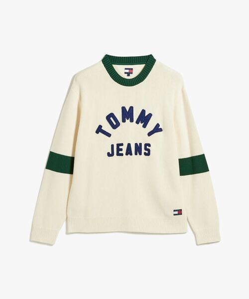 tommy jeans(トミー ジーンズ)の「レギュラーニュークラシックセーター(ニット/セーター・メンズ・ホワイト・SMALL/LARGE/MEDIUM)」の6枚目の写真