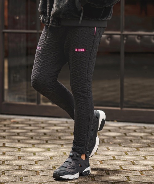 felkod(フィルコッド)の「mp15494- Y Pattern Jacquard Pants ジャカードイージーパンツ(F26F120)(その他パンツ・メンズ・ブラック×ホワイト/ブラック×ピンク・L/M/S)」の2枚目の写真
