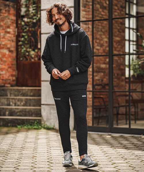felkod(フィルコッド)の「mp15494- Y Pattern Jacquard Pants ジャカードイージーパンツ(F26F120)(その他パンツ・メンズ・ブラック×ホワイト/ブラック×ピンク・L/M/S)」の9枚目の写真